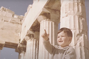 President Miaoulis as a child in Greece